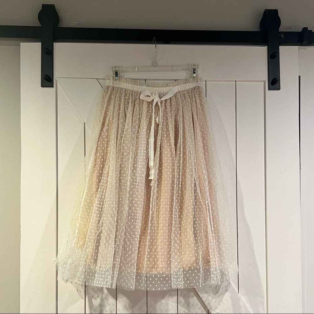 Ivory Tulle Skirt
